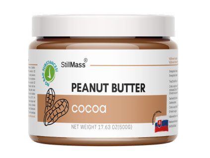 Peanut Butter cocoa 500g Mockup dose