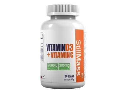 Vitamin D plus vitamin C 140 caps new mockup 750px