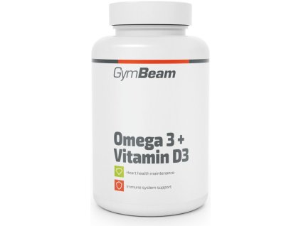 GymBeam Omega 3 + Vitamin D3 240 kapsúl