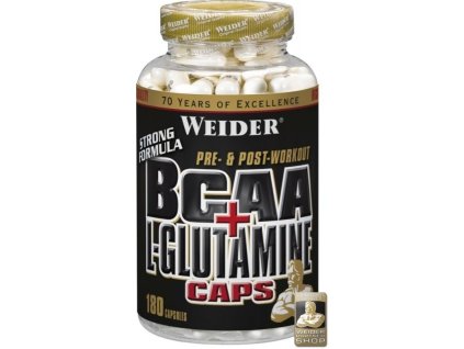 WEIDER BCAA + L-Glutamine Caps 180 kaps