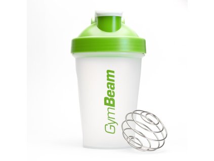 GYM BEAM Šejker Blender Bottle priesvitno-zelený 400 ml