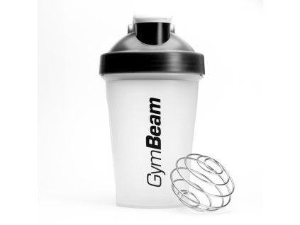 GYM BEAM Šejker Blender Bottle priesvitno-čierny 400 ml