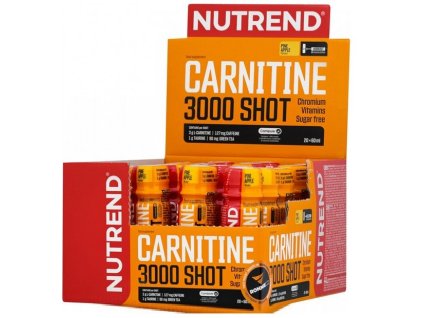NUTREND Carnitine 3000 Shot 20 x 60 ml