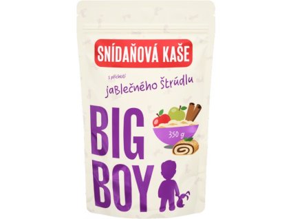 Bezlepková ovesná kaše s příchutí jablečného štrúdlu