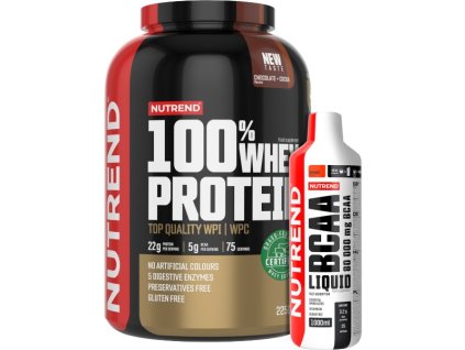 100 % Whey Protein (2250 g) + BCAA Liquid zdarma
