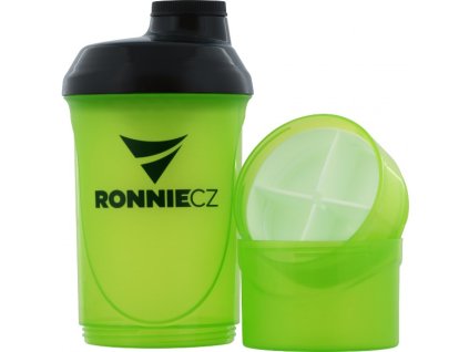 Šejkr se zásobníky (zelený)