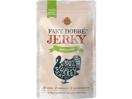 Sušené maso Jerky krůtí natural