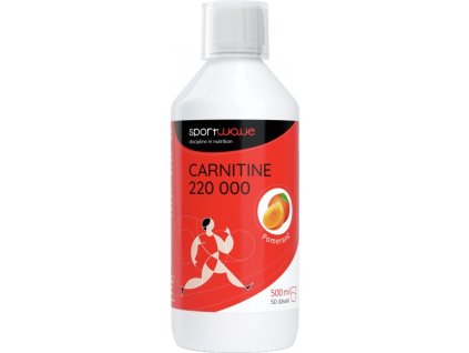 SportWave Carnitine 220000 500 ml pomeranč