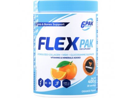 6Pak Nutrition Flex Pak 400 g jahoda