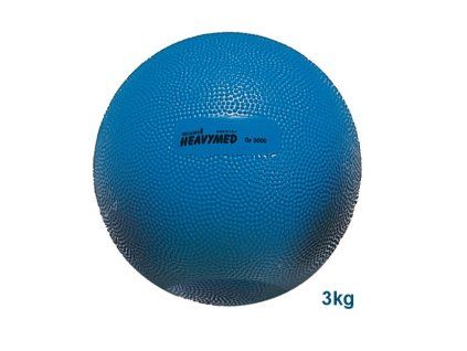 384 heavymed medicinbal 3 kg modry