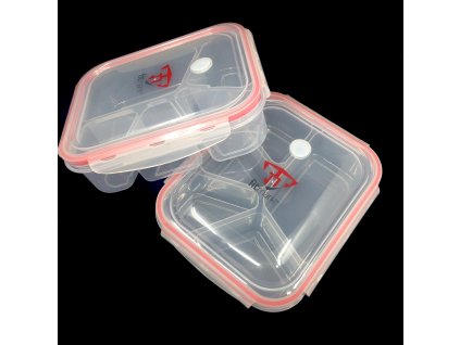 Krabičky na jídlo Fitmark - 5 přihrádek (2ks)