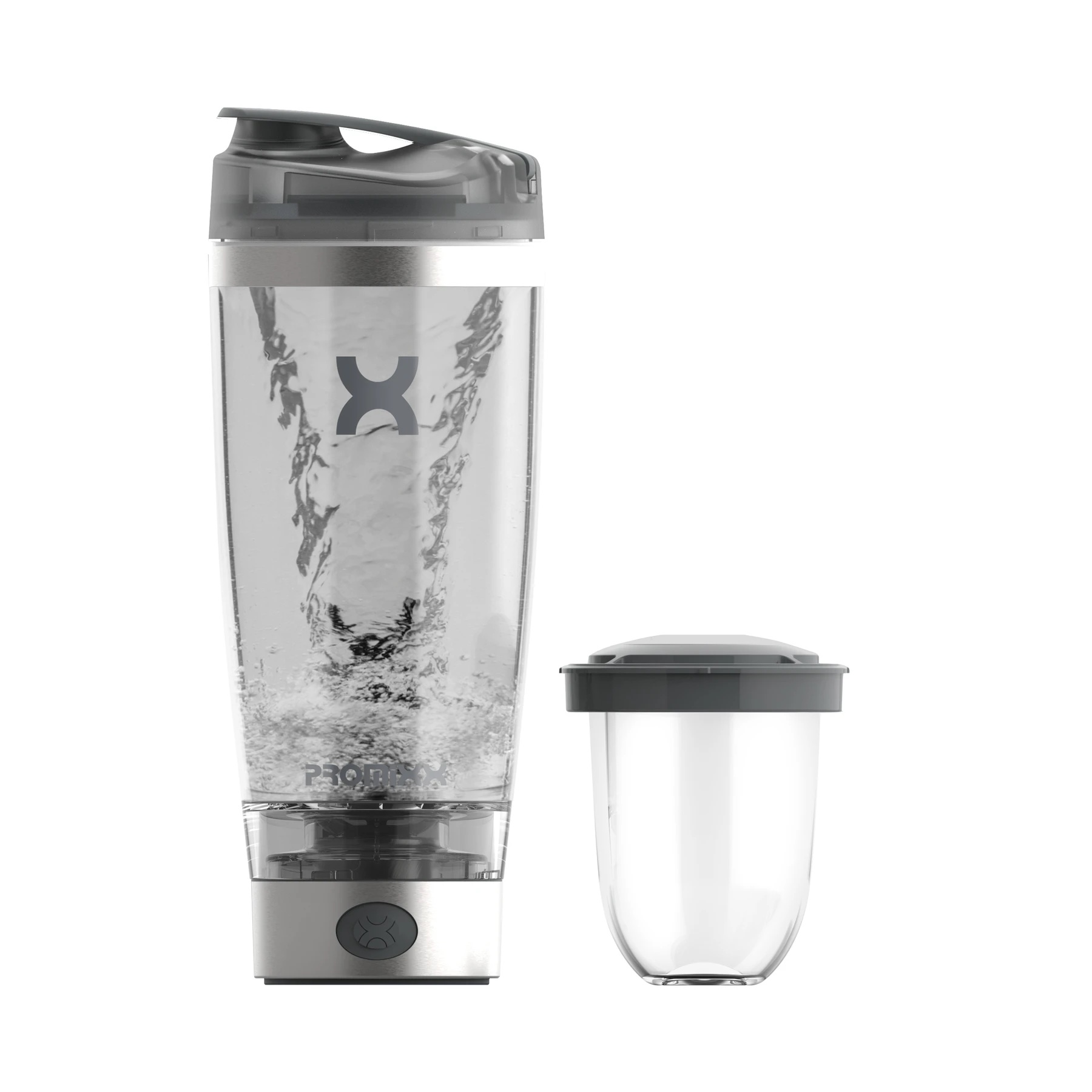 PROMiXX PRO| Elektrický šejkr dobíjecí - Stainless steel 0,6l