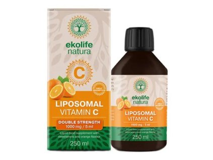 Liposomal Vitamin C 1000 mg 250 ml pomeranč (Lipozomální vitamín C) (Varianta Liposomal Vitamin C 1000 mg 250 ml pomeranč (Lipozomální vitamín C))