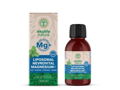 Liposomal Magnesium+ 200 ml (Lipozomální hořčík) (Varianta Liposomal Magnesium+ 200 ml (Lipozomální hořčík))