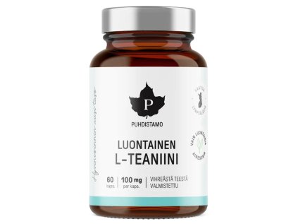 L-Theanine Natural 60 kapslí (Luontainen L-Teaniini) (Varianta L-Theanine Natural 60 kapslí (Luontainen L-Teaniini))