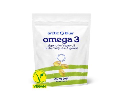 Vegan Omega 3 Algae 60 kapslí (250mg DHA) (Varianta Vegan Omega 3 Algae 60 kapslí (250mg DHA))