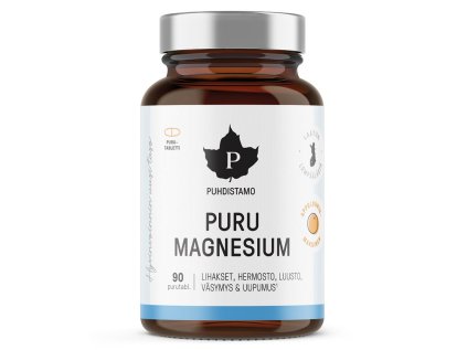 Puru Magnesium 90 rozpustných tablet pomeranč (Varianta Puru Magnesium 90 rozpustných tablet pomeranč SK)