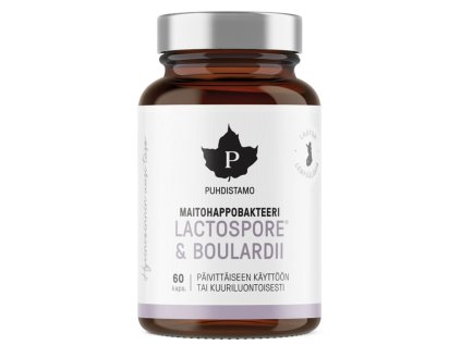 Lactic Acid Bacteria Boulardii 60 kapslí (Probiotika LactoSpore® a Lynside®) (Varianta Lactic Acid Bacteria Boulardii 60 kapslí (Probiotika LactoSpore® a Lynside®) SK)