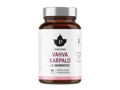 Strong Cranberry + D-mannose 60 kapslí (Extrakt z brusinek s D-manózou)) (Varianta Strong Cranberry + D-mannose 60 kapslí (Extrakt z brusinek s D-manózou)))