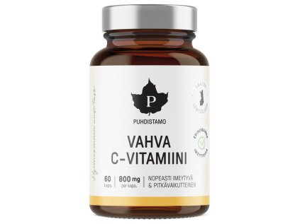 Strong Vitamin C 60 kapslí (Vahva C-Vitamiini) (Varianta Strong Vitamin C 60 kapslí (Vahva C-Vitamiini))