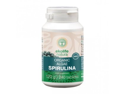 Algae Spirulina Organic 240 tablet (Bio řasa spirullina) (Varianta Algae Spirulina Organic 240 tablet (Bio řasa spirullina))