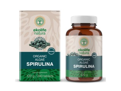 Algae Spirulina Organic 240 tablet (Bio řasa spirullina) (Varianta Algae Spirulina Organic 240 tablet (Bio řasa spirullina))