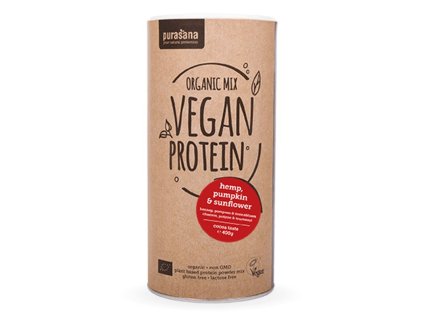 Vegan Protein MIX BIO 400g kakao (dýně, slunečnice, konopí) (Varianta Vegan Protein MIX BIO 400g kakao (dýně, slunečnice, konopí))