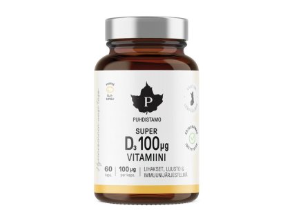 Super Vitamin D 4000IU 60 kapslí (Varianta Super Vitamin D 4000IU 60 kapslí SK)
