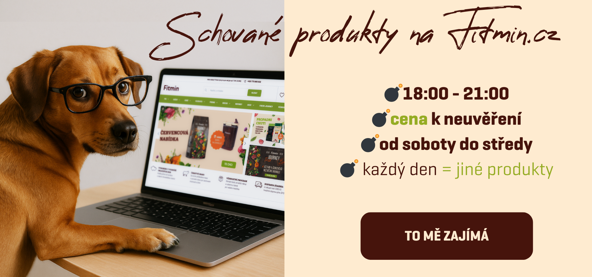 Schované produkty na Fitmin.cz