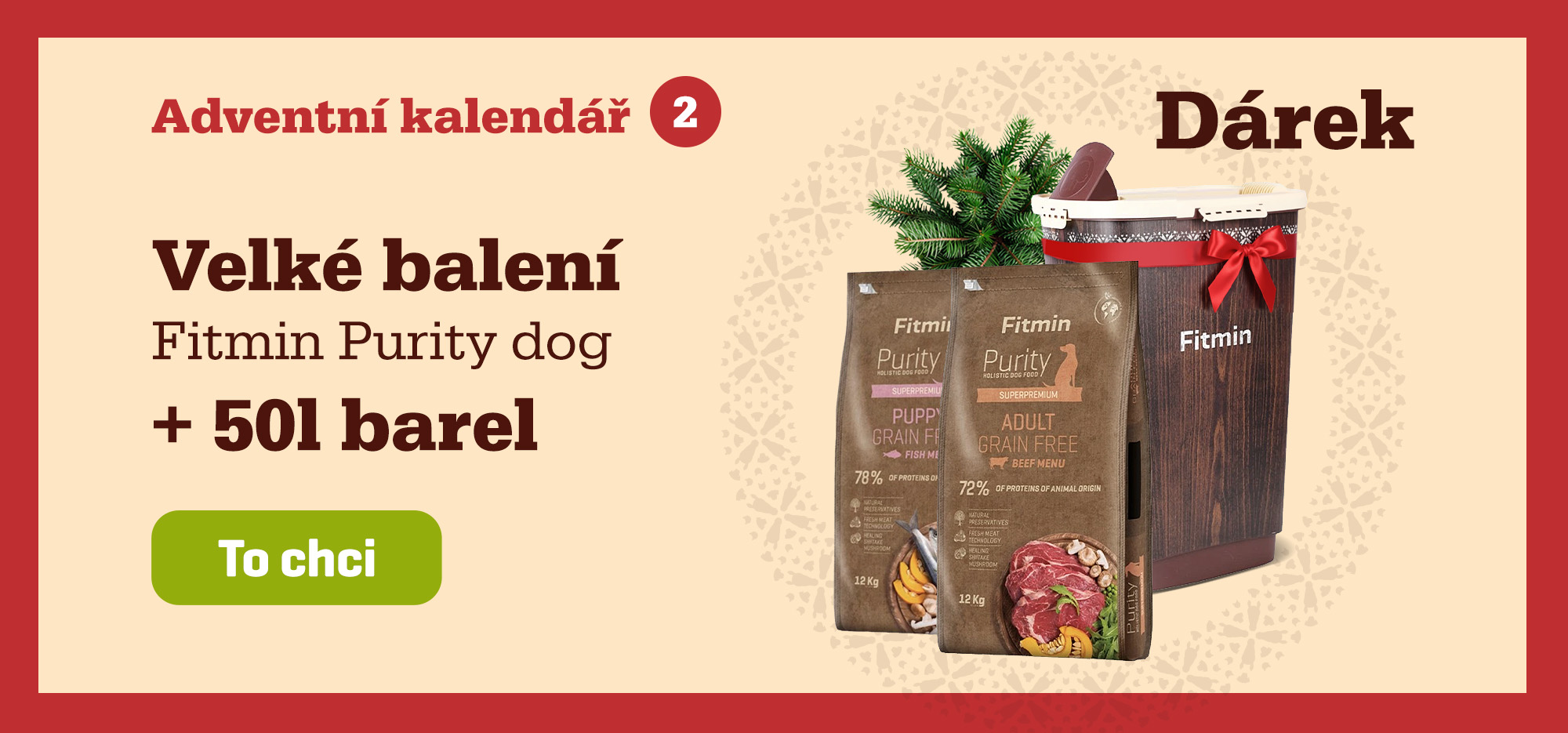 Adventní kalendář Fitmin