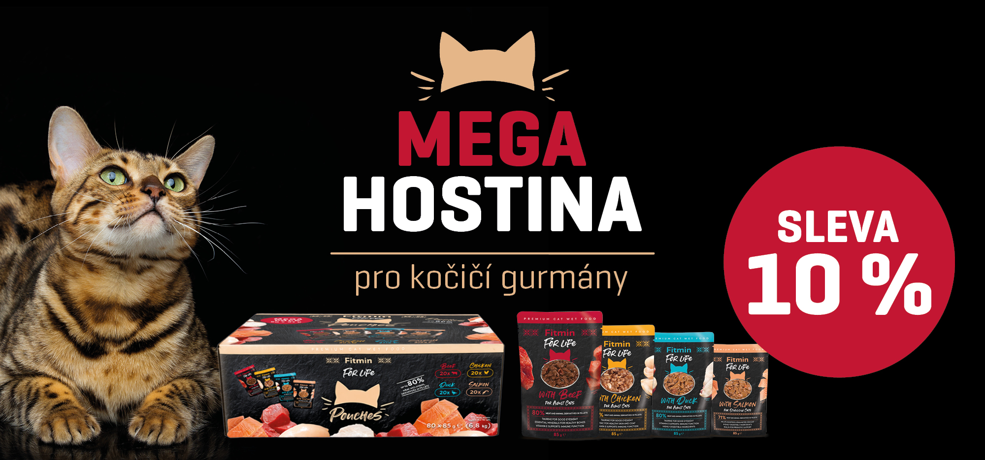 Sleva 10 % megapack kapsičky pro kočky