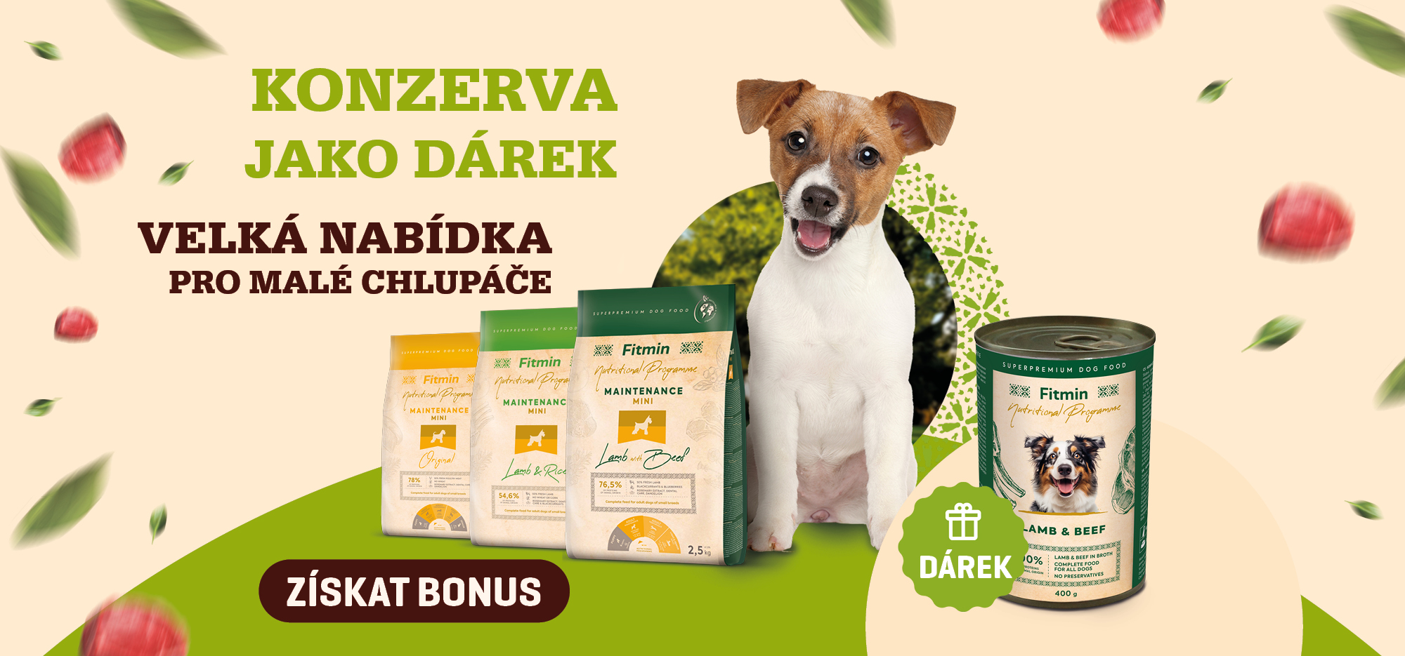 Granule VP mini + konzerva jako dárek