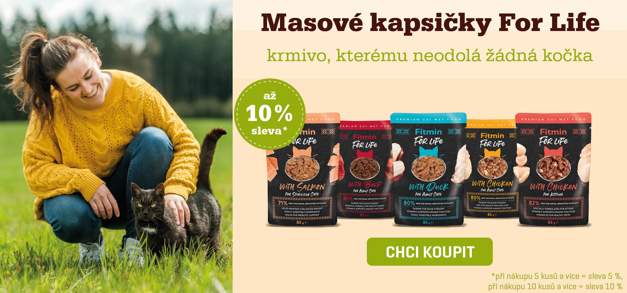 For Life kočky - množstevní sleva