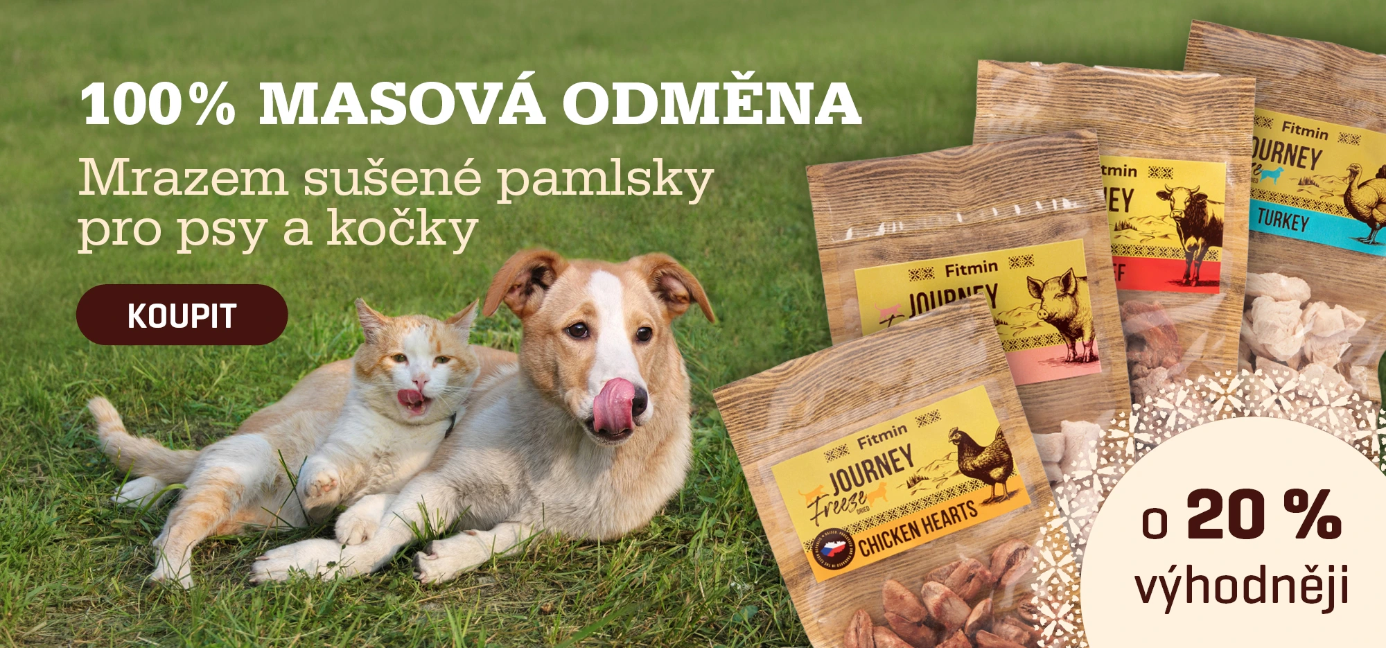 Freeze Journey 20 % sleva mrazem sušené maso