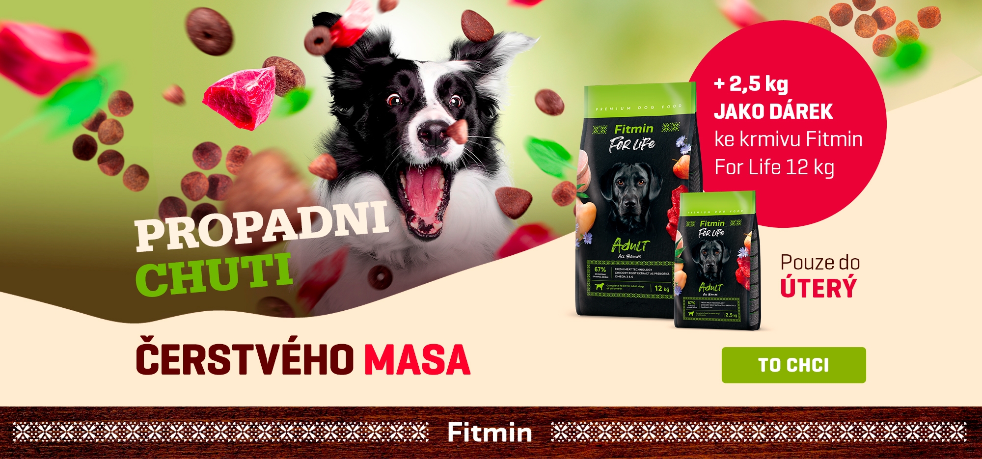 Fitmin For Life 12 kg + 2,5 kg