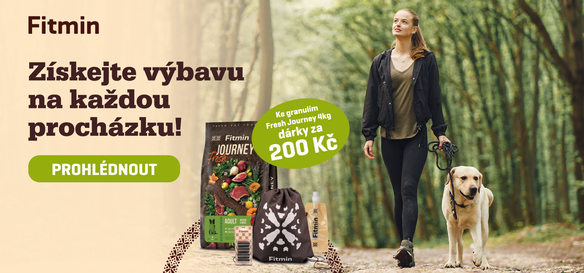 Fresh Journey kvalitní čerstvé krmivo granule dárky zdarma
