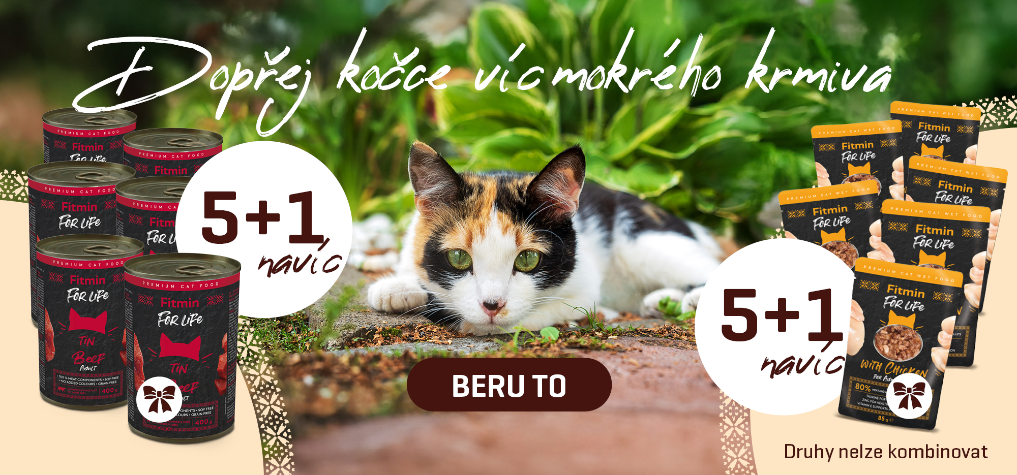 Kočky - kapsičky a konzervy 5+1