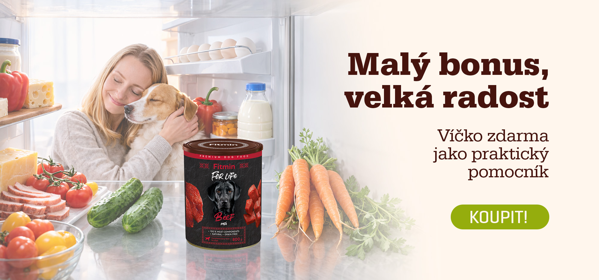 FFLD konzerva pro psy 800 g + víčko zdarma