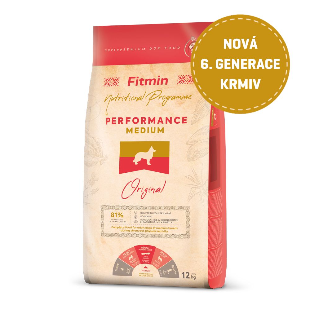 Fitmin Medium Performance krmivo pro psy 12 kg