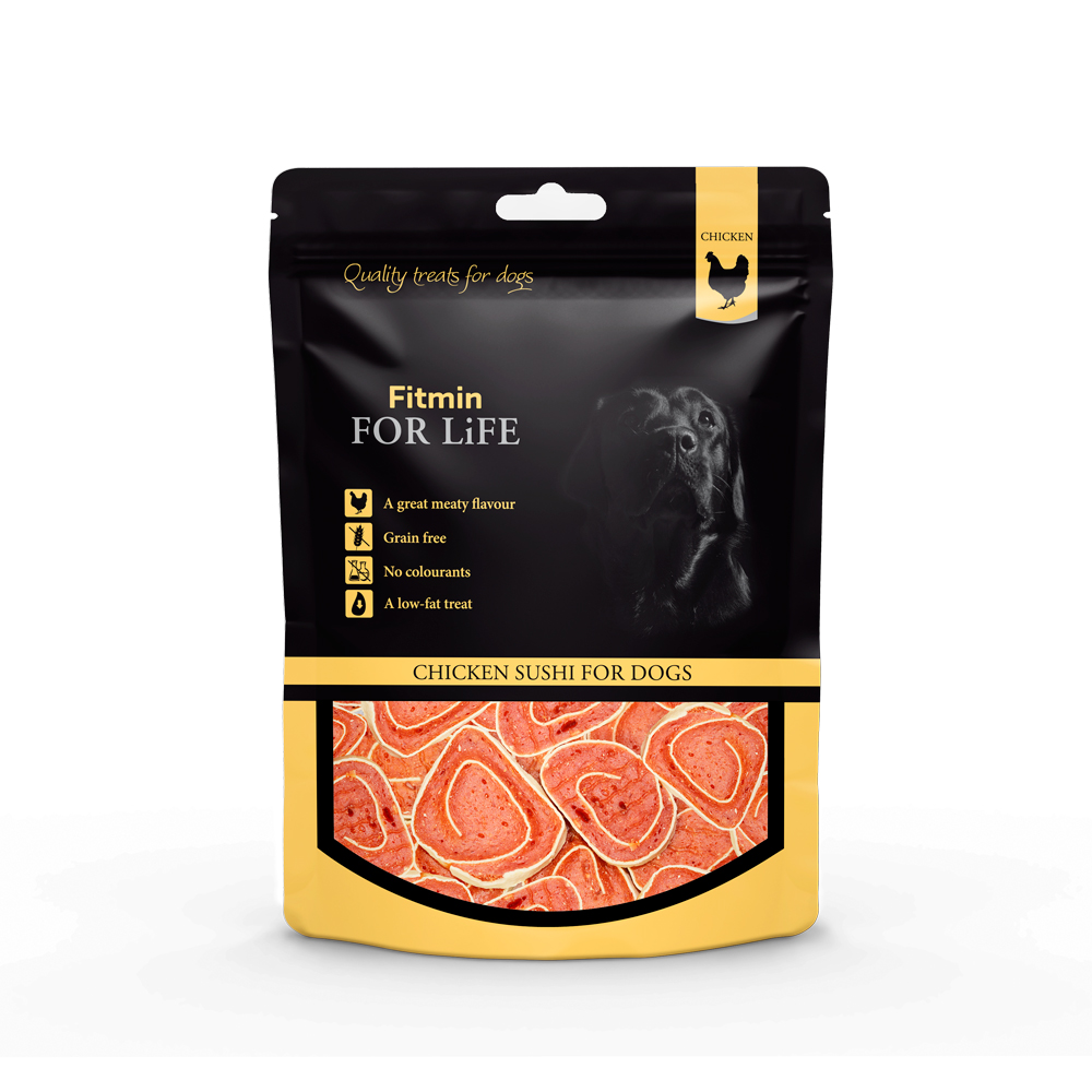 Fitmin For Life Kuřecí sushi pochoutka pro psy 70 g