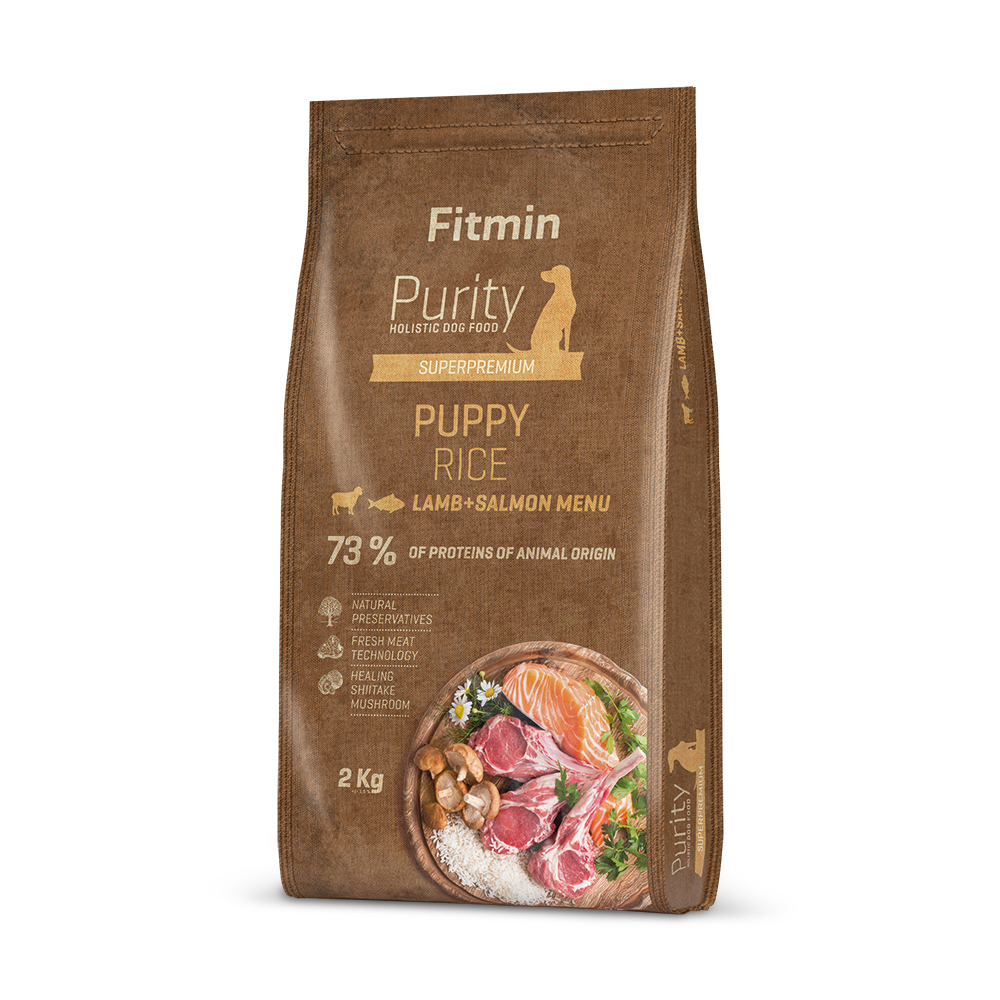Fitmin Purity Lamb & Salmon Rice krmivo pro štěňata 2 kg