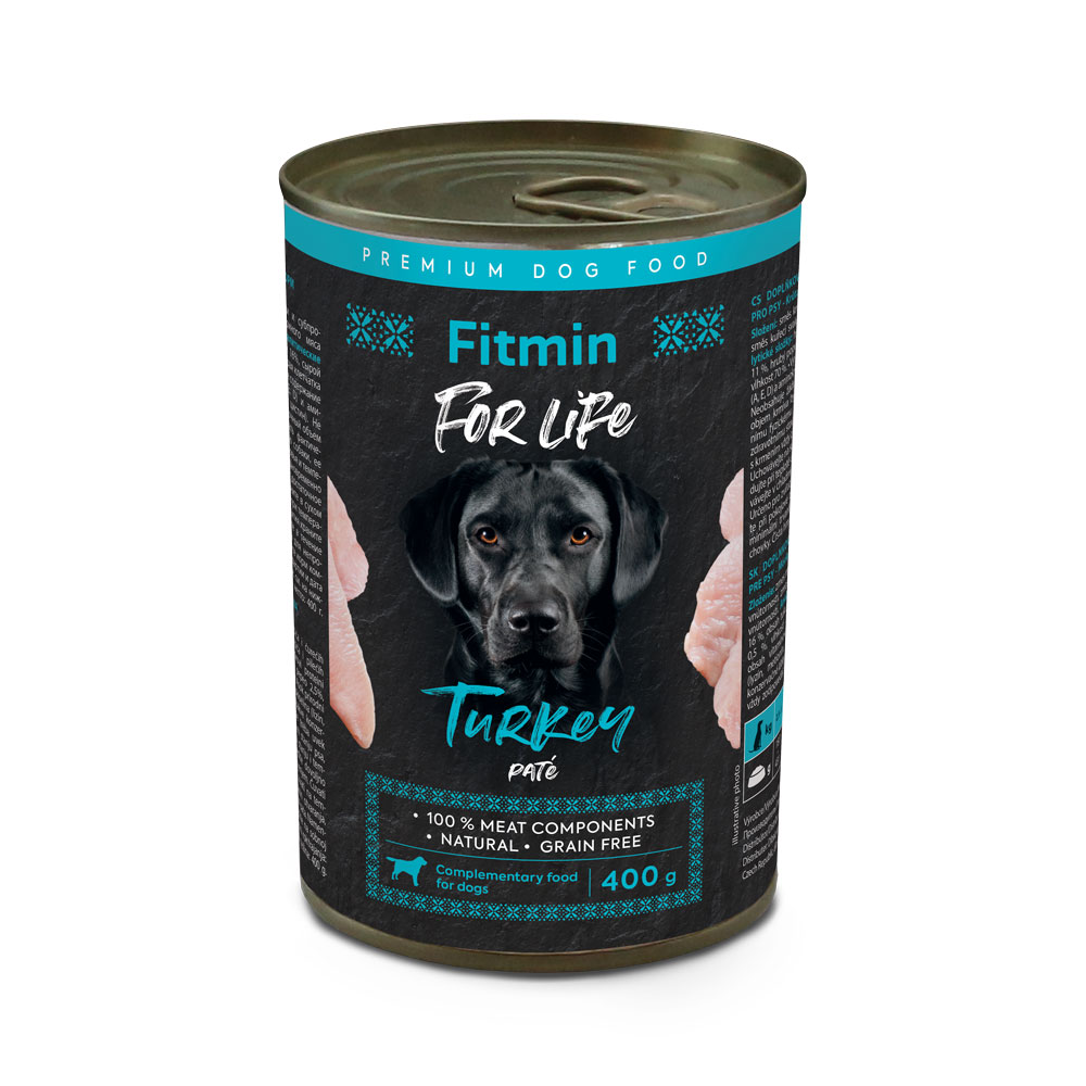 Fitmin For Life Krůtí konzerva pro psy 400 g
