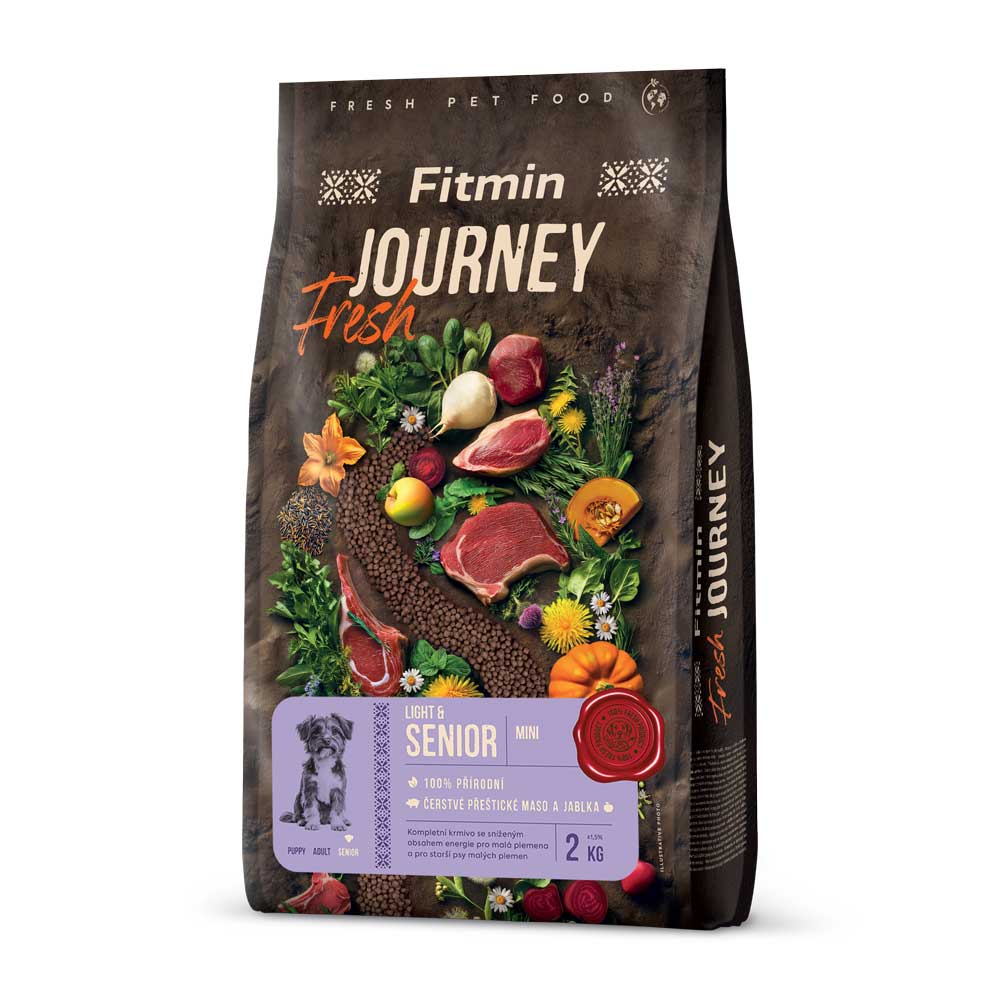 Fitmin Fresh Journey Mini Light & Senior krmivo pro psy 2 kg