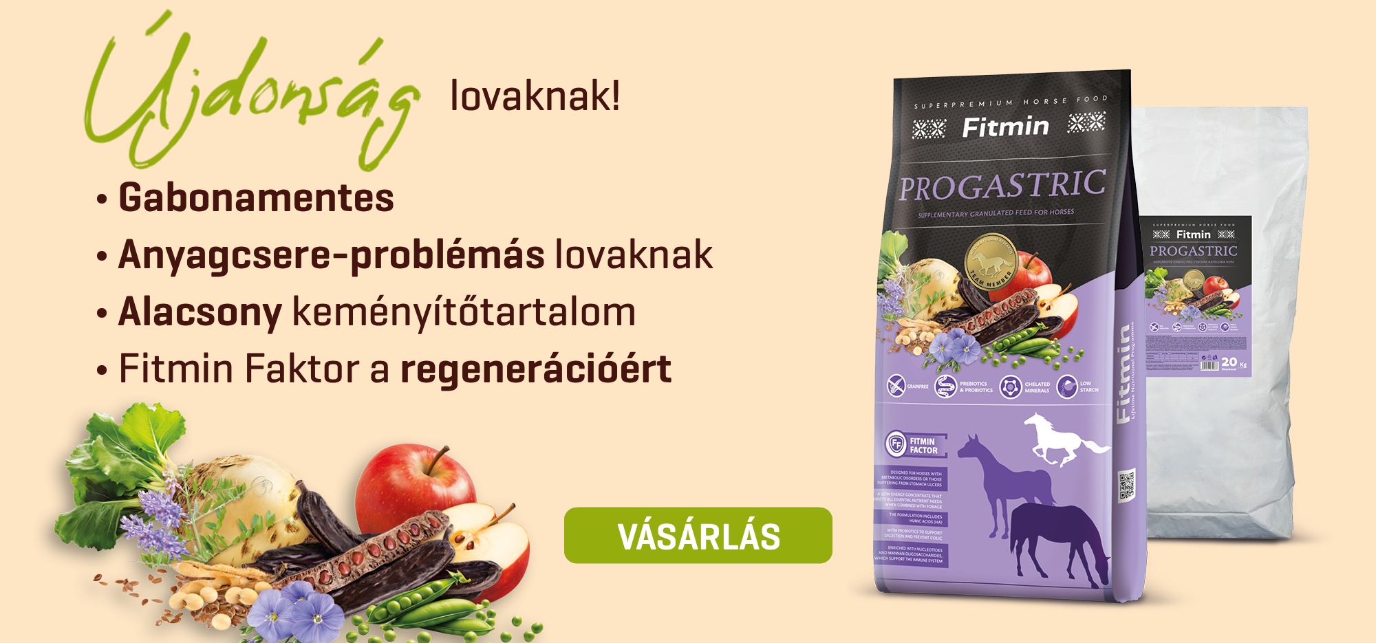PROGASTRIC HORSE FEED
