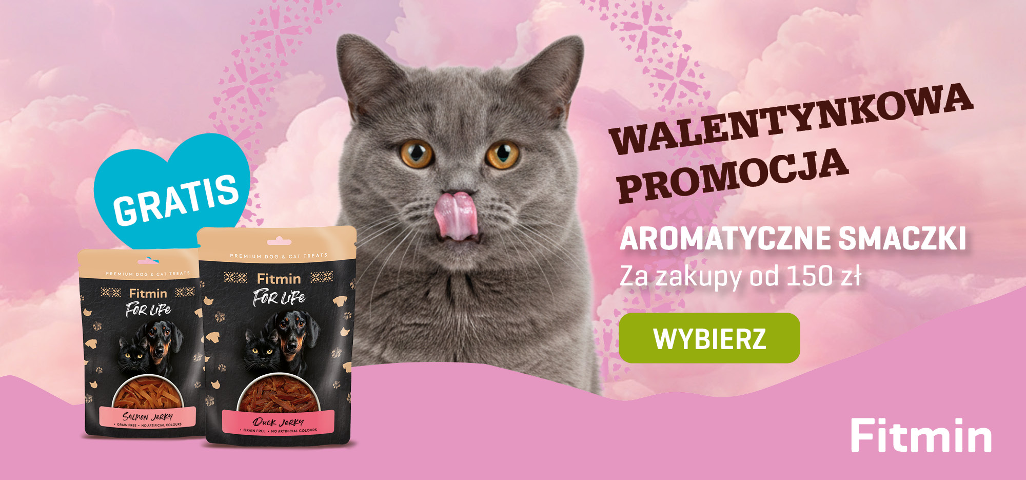 baner walentynki kot