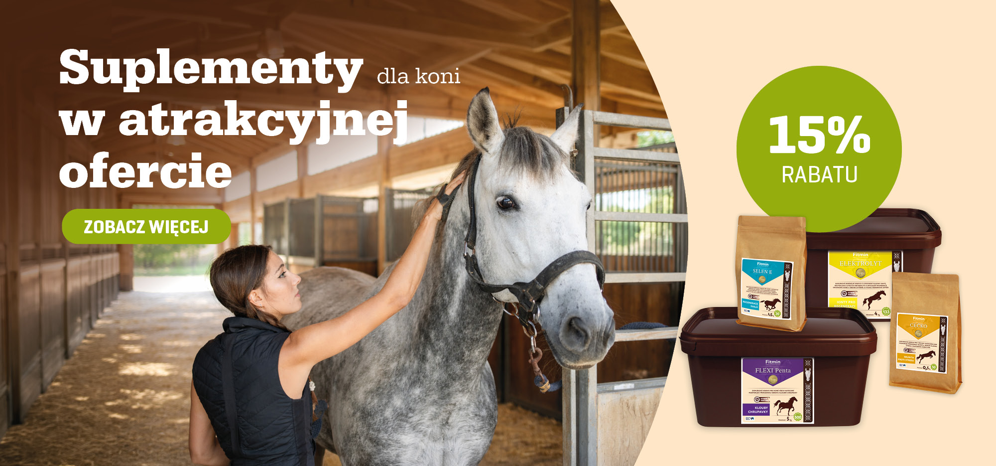 Suplementy dla koni Fitmin – dodatki paszowe, promocja -15%
