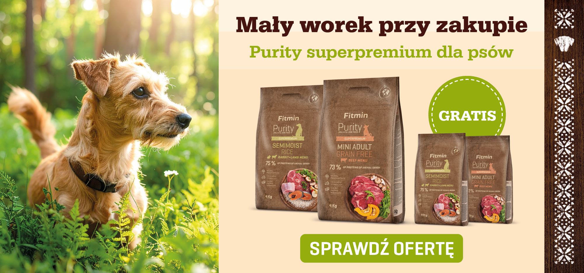 purity 4kg +mały worek