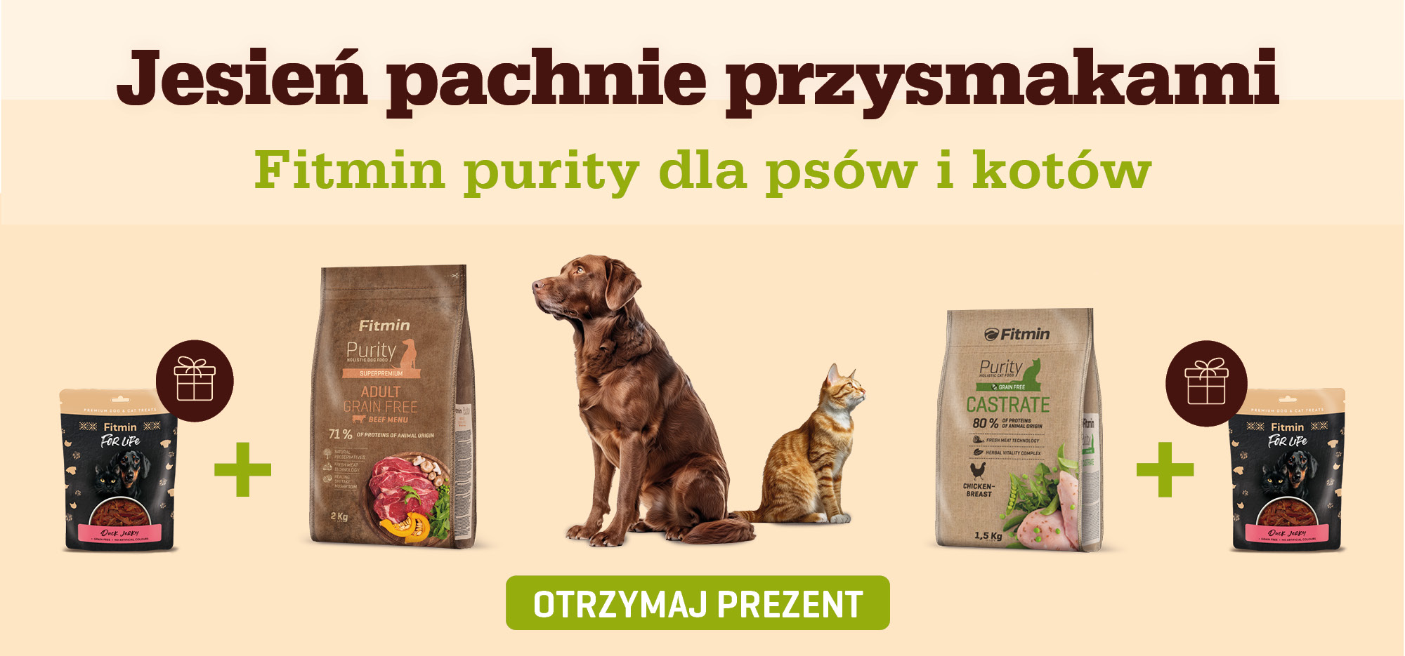 purity kot + pies smaczki