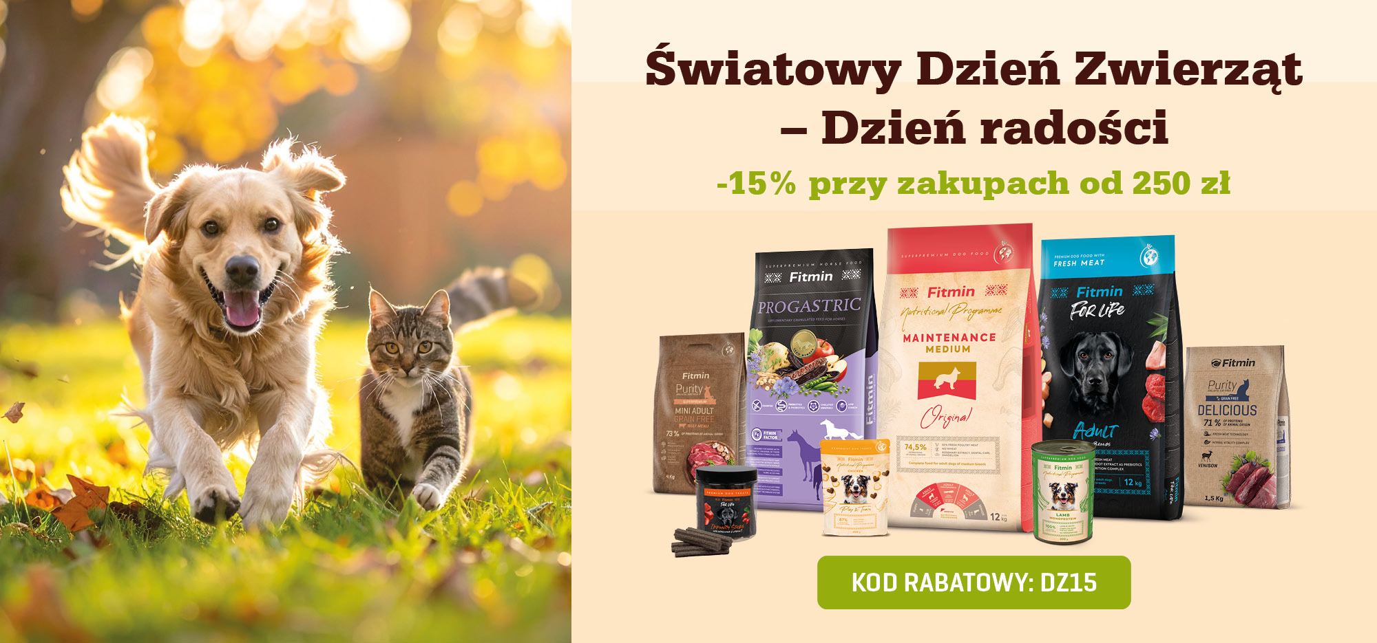 dzień zwierząt -15%