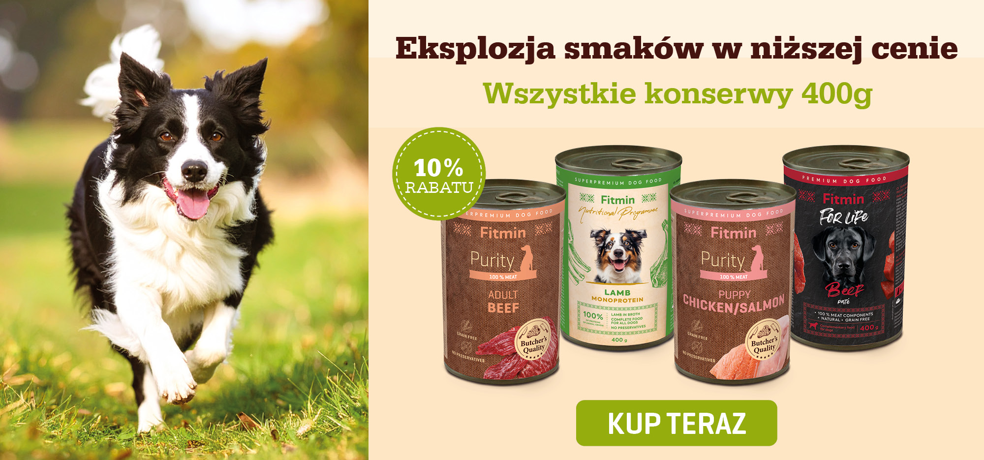konserwy pies -10%